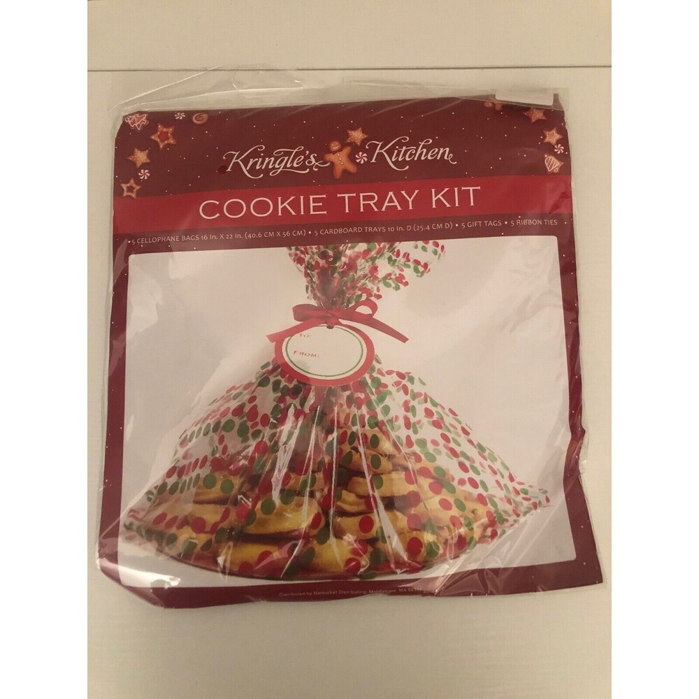 KRINGLES‎ KITCHEN COOKIE TRAY KITs 5 CARDBOARD TRAYS PER PACKAGE